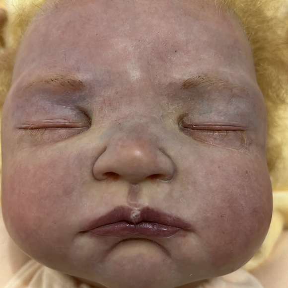 “Stella” reborn doll by Melody Hess. Signed body. EC. LIMITED EDITION of 250 - Picture 10 of 17